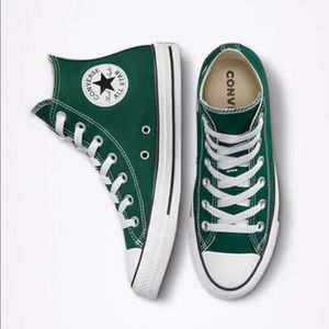 Green New high top Converse
